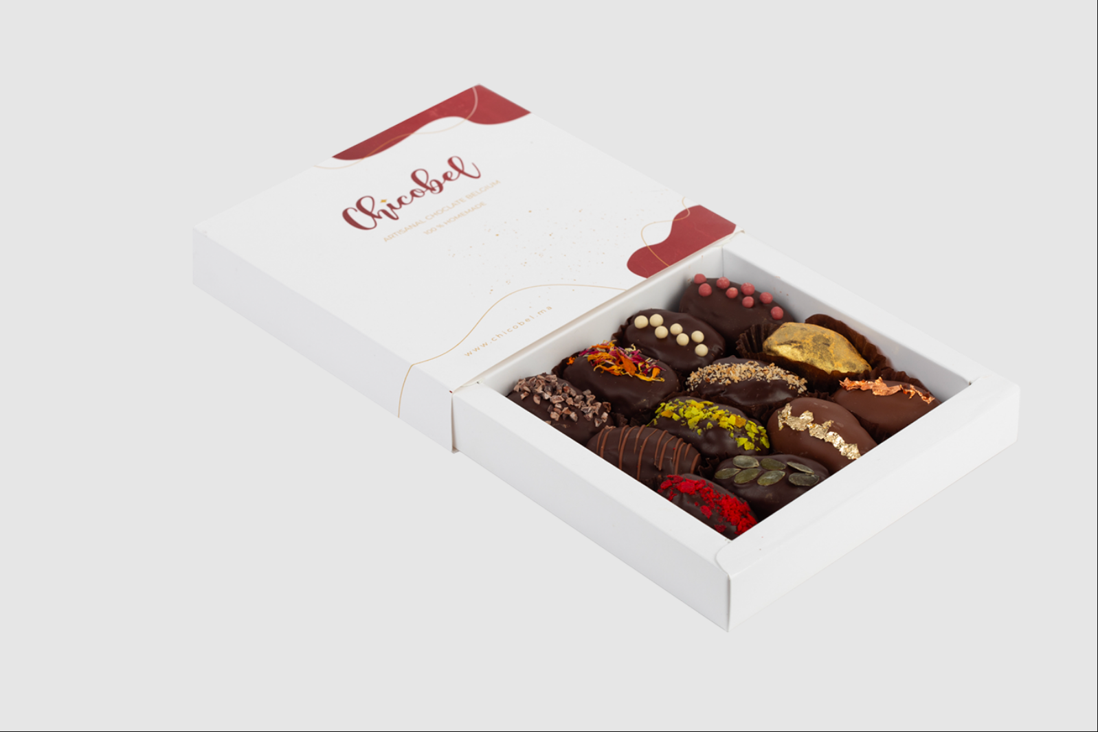 Datte Farcie boite 12 pieces 12 Goûts